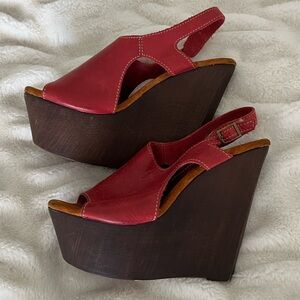 Sbicca Vintage Collection Wedges Sandals Size 8/39